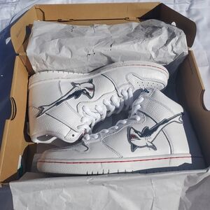 SOLD! Nike Oski x Dunk SB High Great White Shark